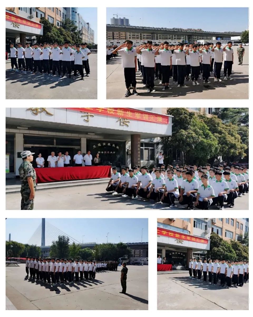 千锤百炼铸军魂 奋发进取逐梦想 – 菏泽市交通高级技工学校2020级举行新生军训汇演插图2 千锤百炼铸军魂 奋发进取逐梦想 – 菏泽市交通高级技工学校2020级举行新生军训汇演插图2