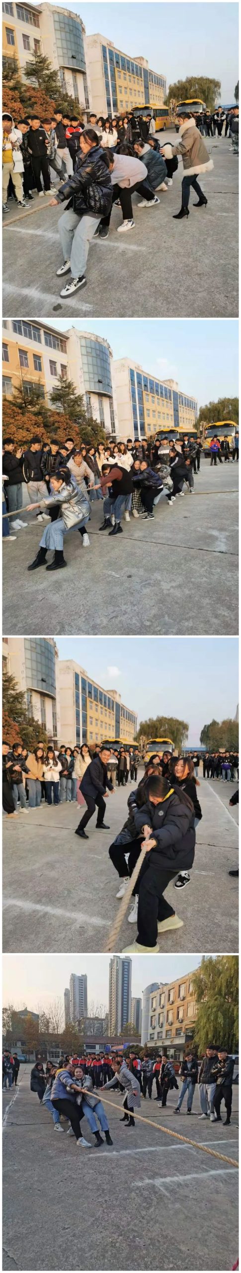 奋勇拼搏 激扬青春 – 菏泽市交通高级技工学校拔河比赛圆满结束插图3