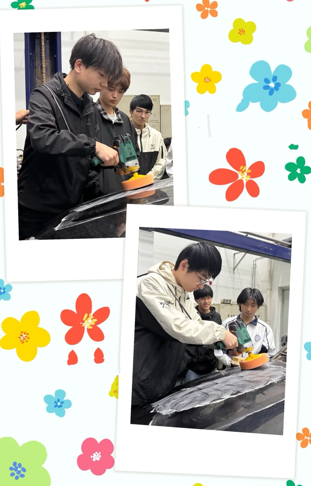 匠心精抛 锤炼技能——菏泽市交通高级技工学校新能源汽修实训风采插图1